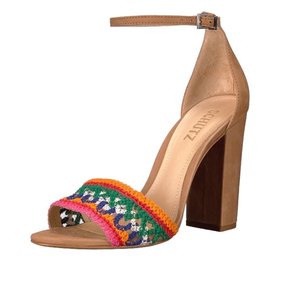 *NEW* SCHUTZ Joana Block Heel Multicolor S…